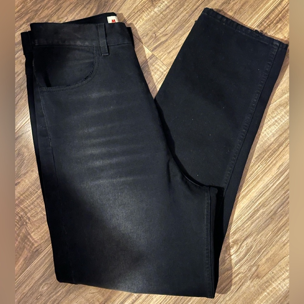 Marni Black Horseshoe Denim Jeans - Picture 9 of 11